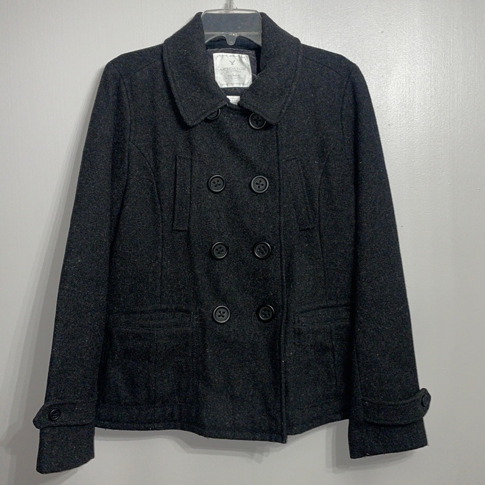 American Eagle Outfitters Women’s Wool Double-breasted Pea Coat